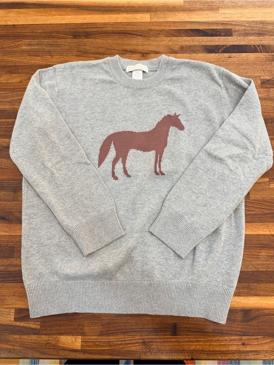 The Beaufort Bonnet Company Other - Beaufort Bonnet Isaac Intarsia Horse Sweater - Grantley Gray - 7